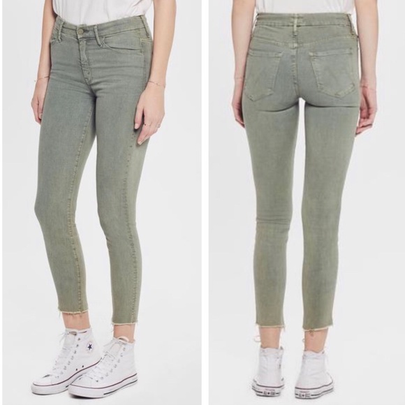 MOTHER Denim - MOTHER • High Waisted Looker Ankle Fray Jeans